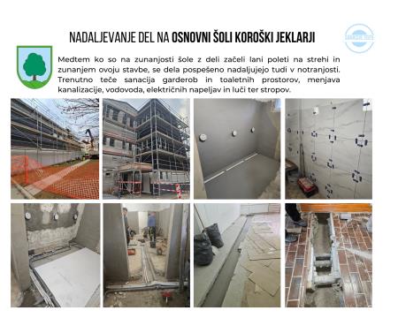 Sanacija del na in v OŠ KJ marec 2025